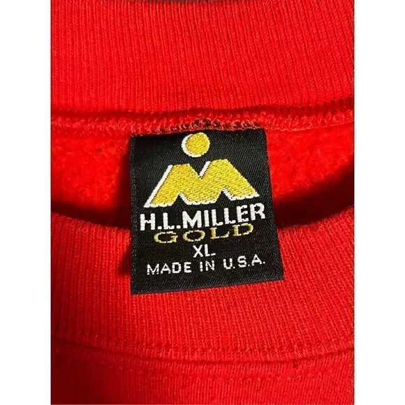 Vintage 90s We Refuse To Lose Nebraska Huskers Sweater - Picture 4 of 5